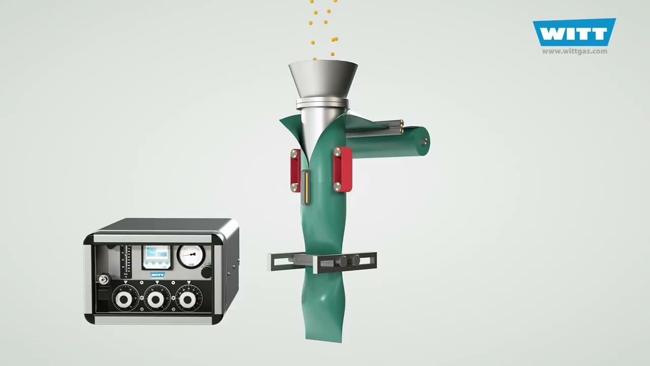 WITT gas mixer KM-M - Best suited for flow pack machines
