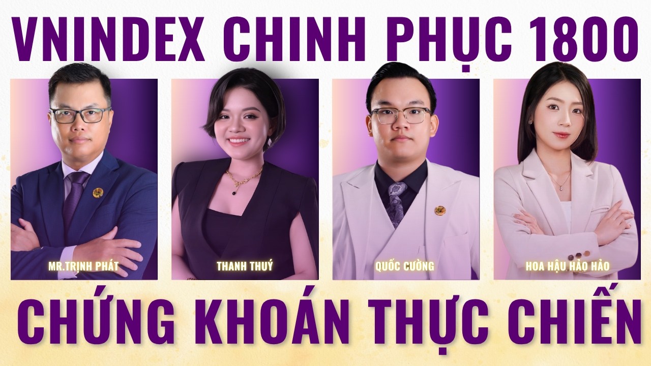 Chứng Kho&aacute;n Thực Chiến: Ph&acirc;n T&iacute;ch VNIndex - Nh&oacute;m Ng&agrave;nh, Cổ Phiếu Tiềm Năng H&ocirc;m Nay