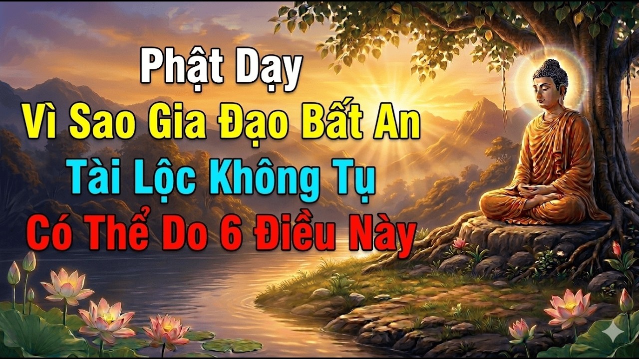Phật Dạy: Vì Sao Gia Đạo Bất An, Tài Lộc Không Tụ? Có Thể Do 6 Điều Này
