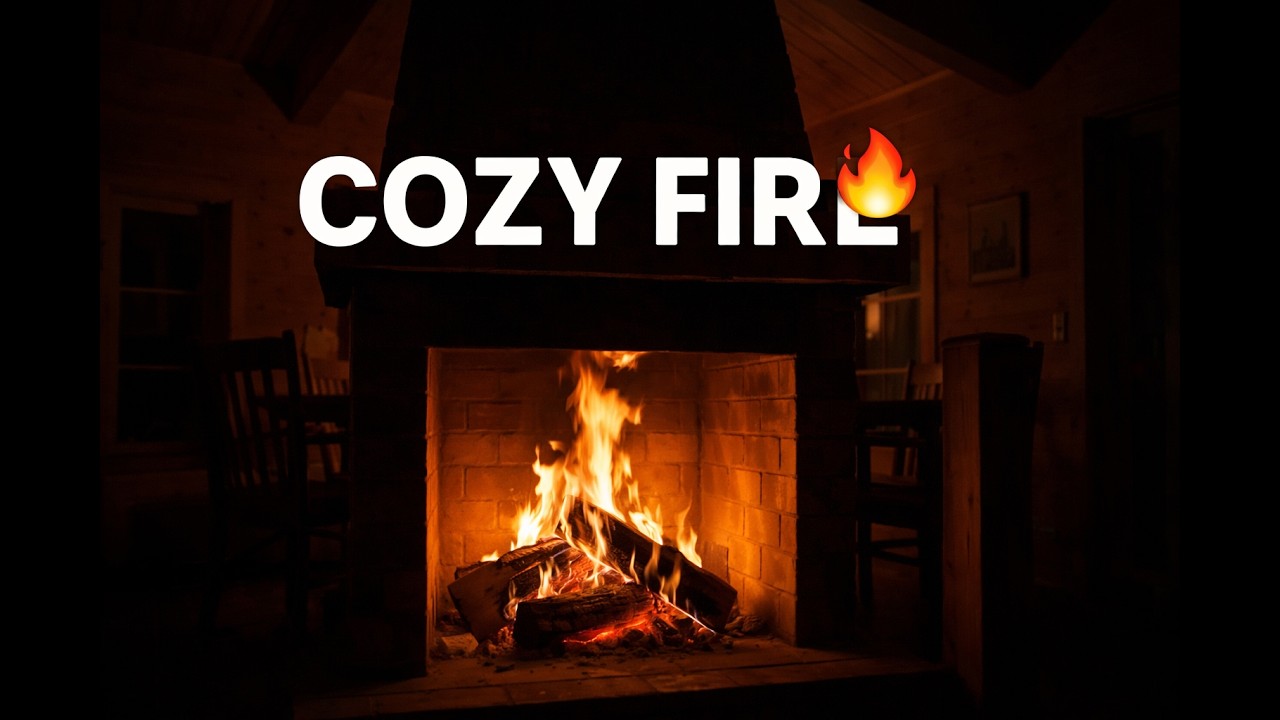 Cozy Fire Sounds for Deep Sleep – 8 Hours