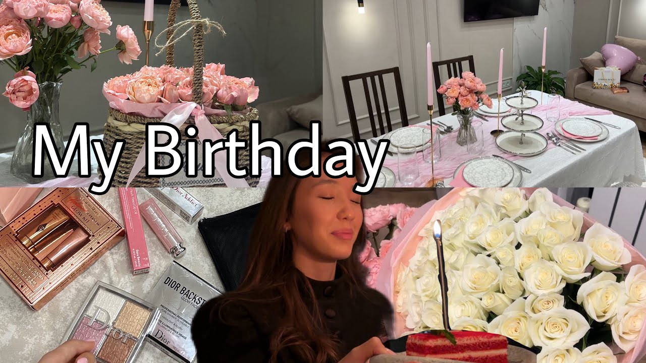 Мое день рождение в стиле “that girl”💖 birthday vlog, идеи, Алматы, мои подарки