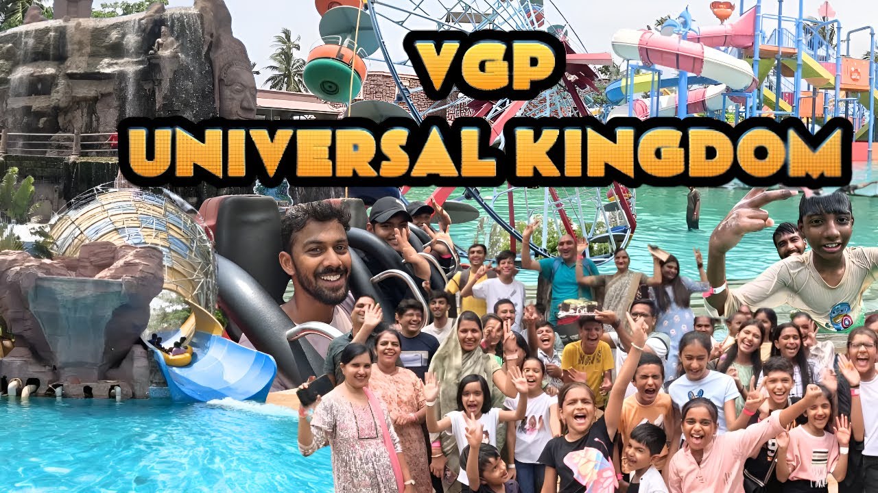 🤩VGP UNIVERSAL KINGDOM Amusement Park😍 | CHENNAI SERIES | VLOG 06 | 4K
