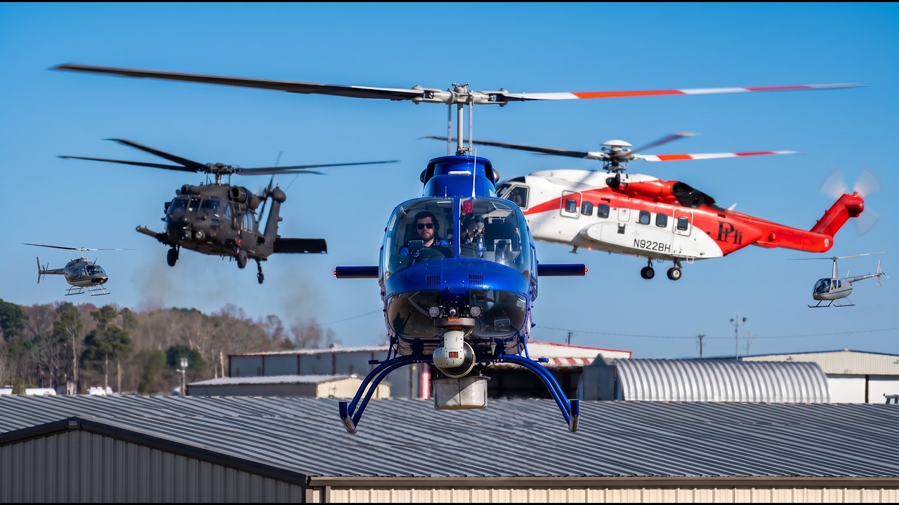 40 Minutes of Pure Helicopter Action | Landings, Takeoffs & Flybys Compilation