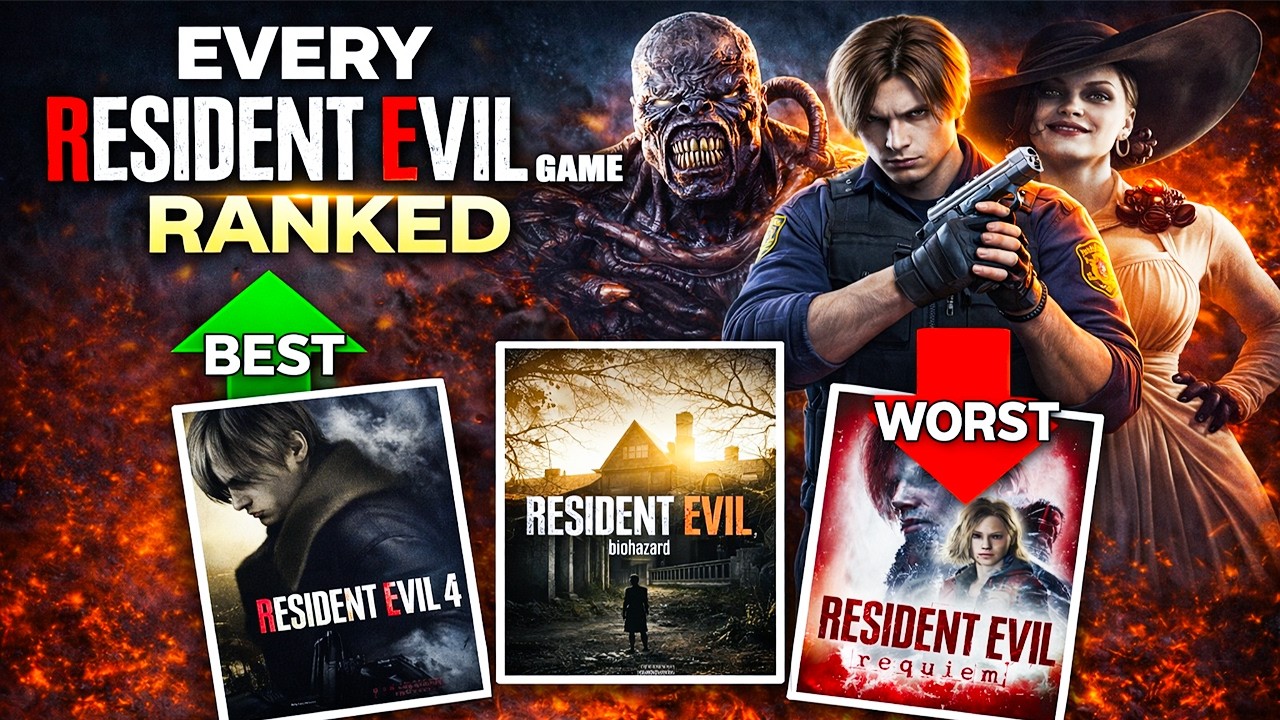Ranking EVERY Mainline Resident Evil Game!