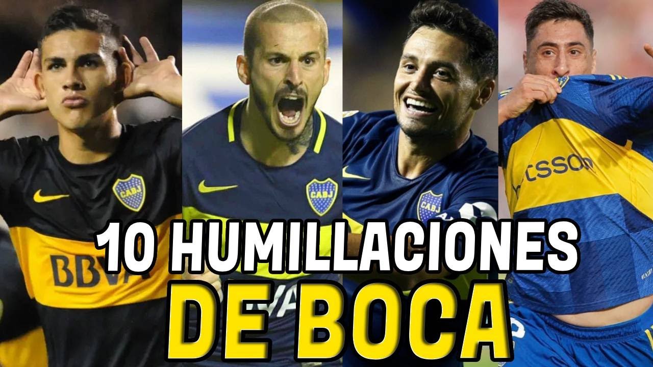 10 HUMILLACIONES DE BOCA A LOS GRANDES DE ARGENTINA