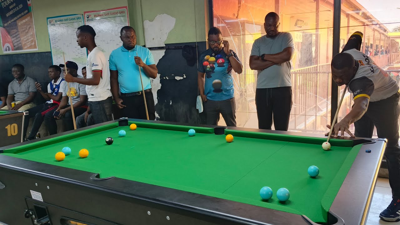 Kelvin Phiri🇿🇲🇿🇲 Vs Joseph Kasozi🇺🇬🇺🇬.  BILLIARDS CAFE ANNUA L DOUBLE LIFE  COMP. LIFE 2, RACE TO 9