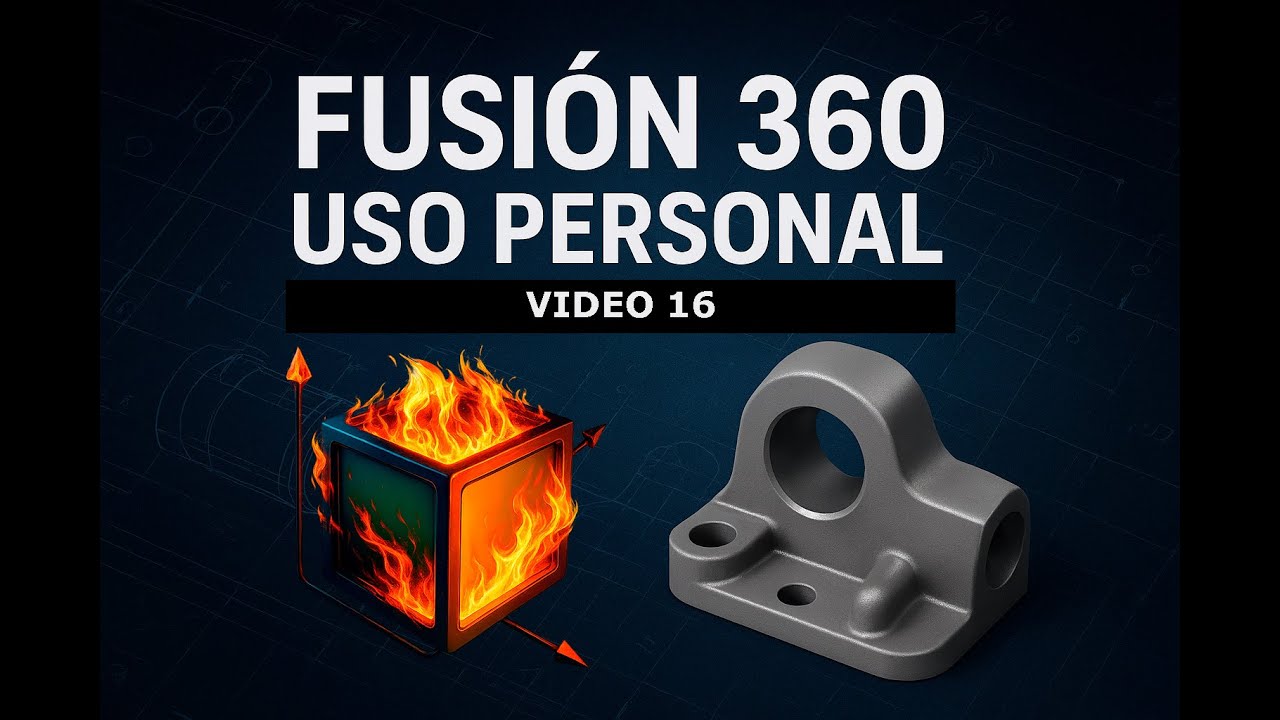 16 Fusion 360: revolución 3D, ejes, vaciado y combinar sólidos en un solo flujo