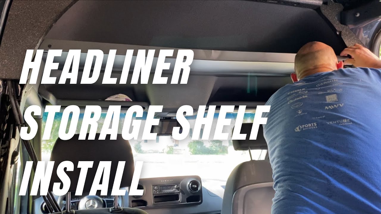 White Top Adventures Headliner storage shelf install - DIY 👍
