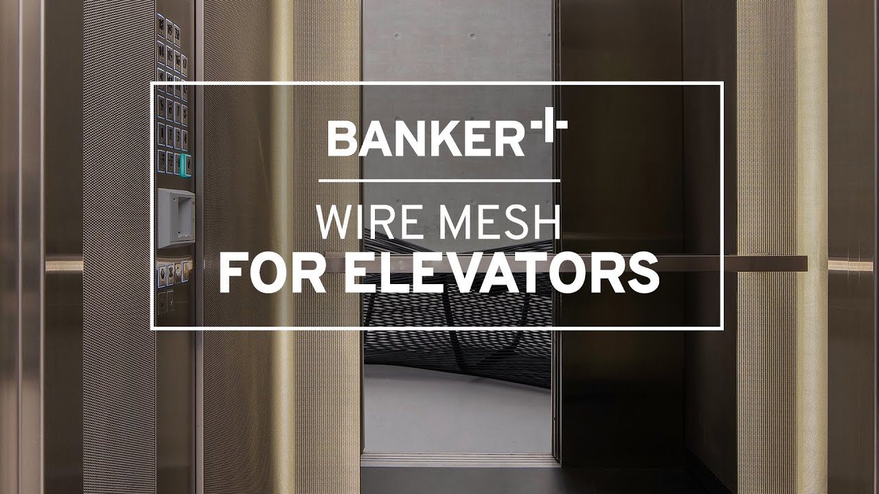 Woven Wire Mesh for Elevators - Banker Wire