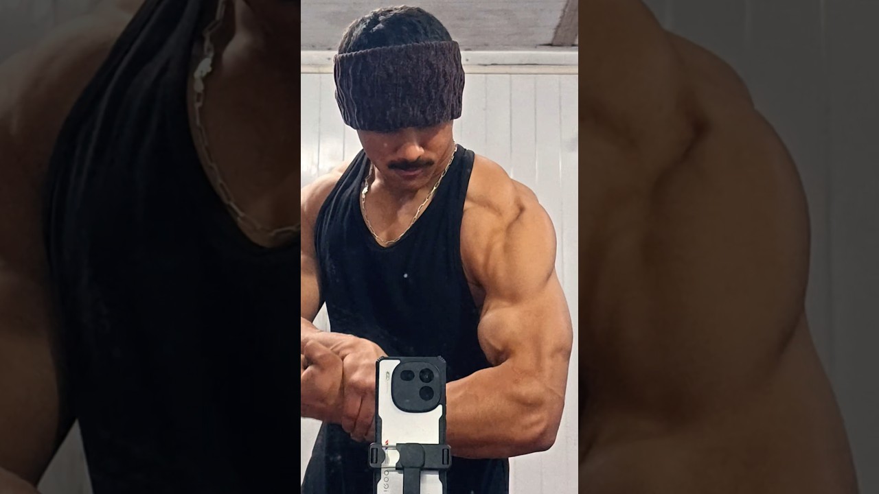 Short biceps check ✅💀🚀