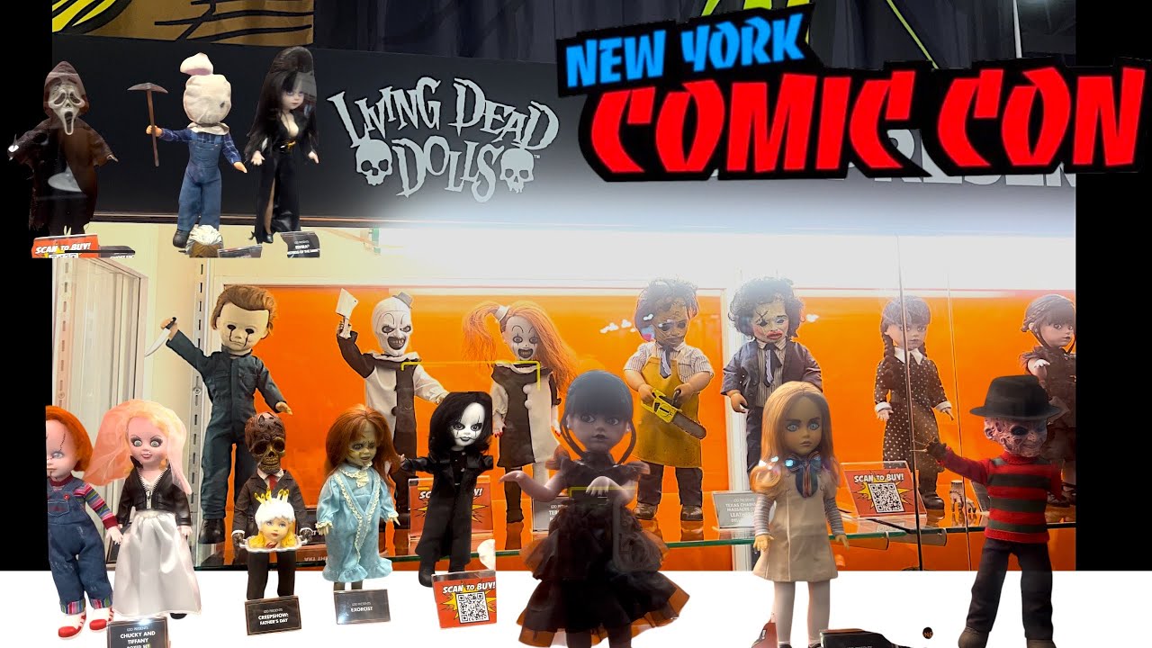 Living Dead & Mezco Dolls NYCC 2024 New York comic con #trending #explore #toys #comiccon #viral