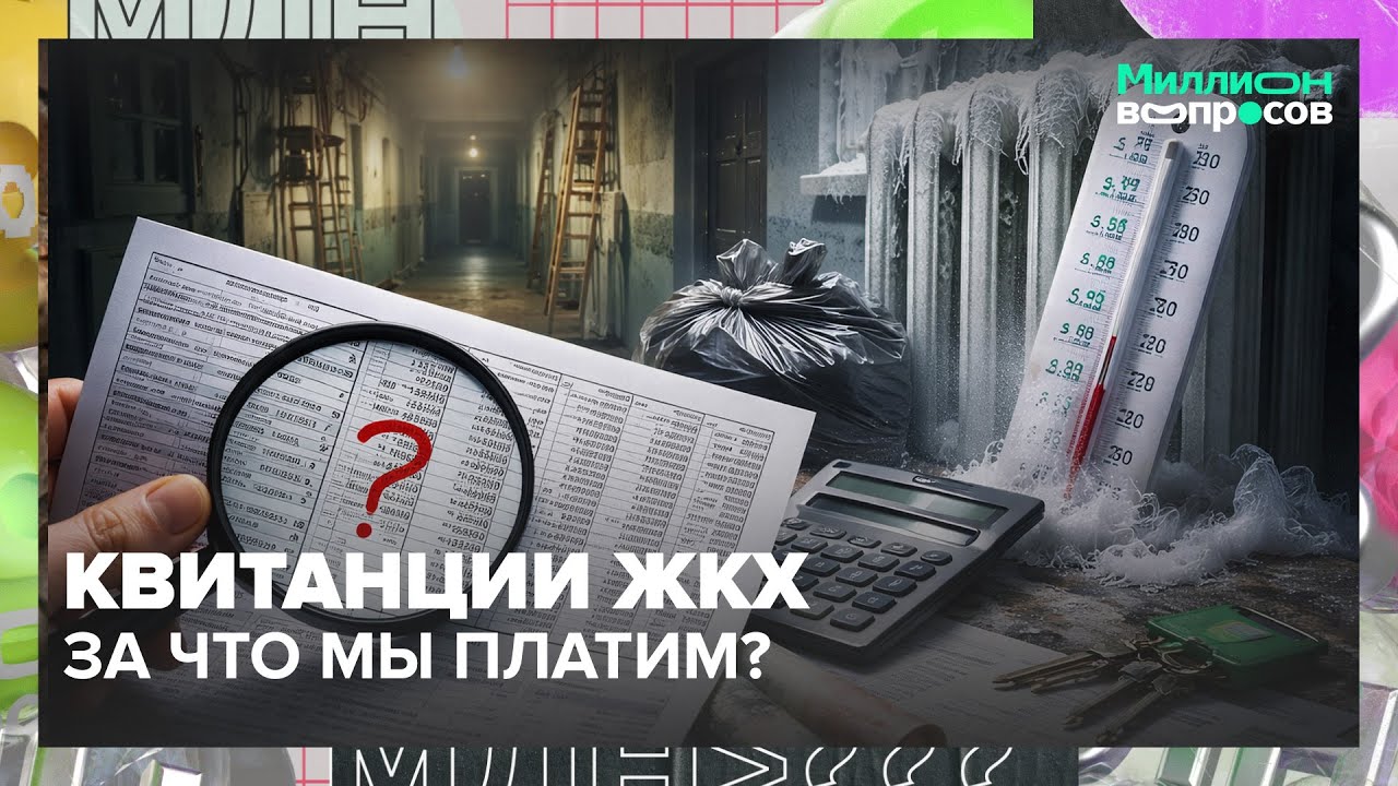 Квитанции ЖКХ: за что мы платим, как жаловаться и добиться ремонта дома | Миллион вопросов