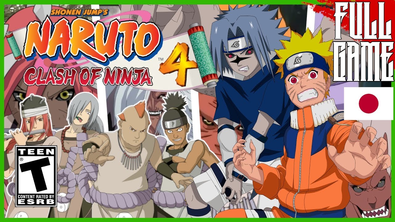 Naruto: Clash Of Ninja 4 (ナルト-激闘忍者大戦! 4) | Story Mode Gameplay Walkthrough [Dolphin - HD]