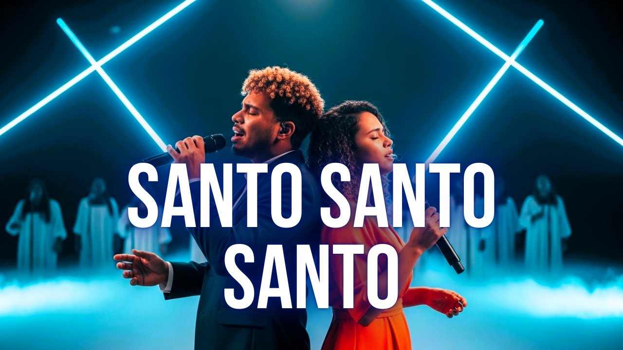 Feche os olhos e adore: Santo, Santo, Santo (A Glória Encheu o Templo)
