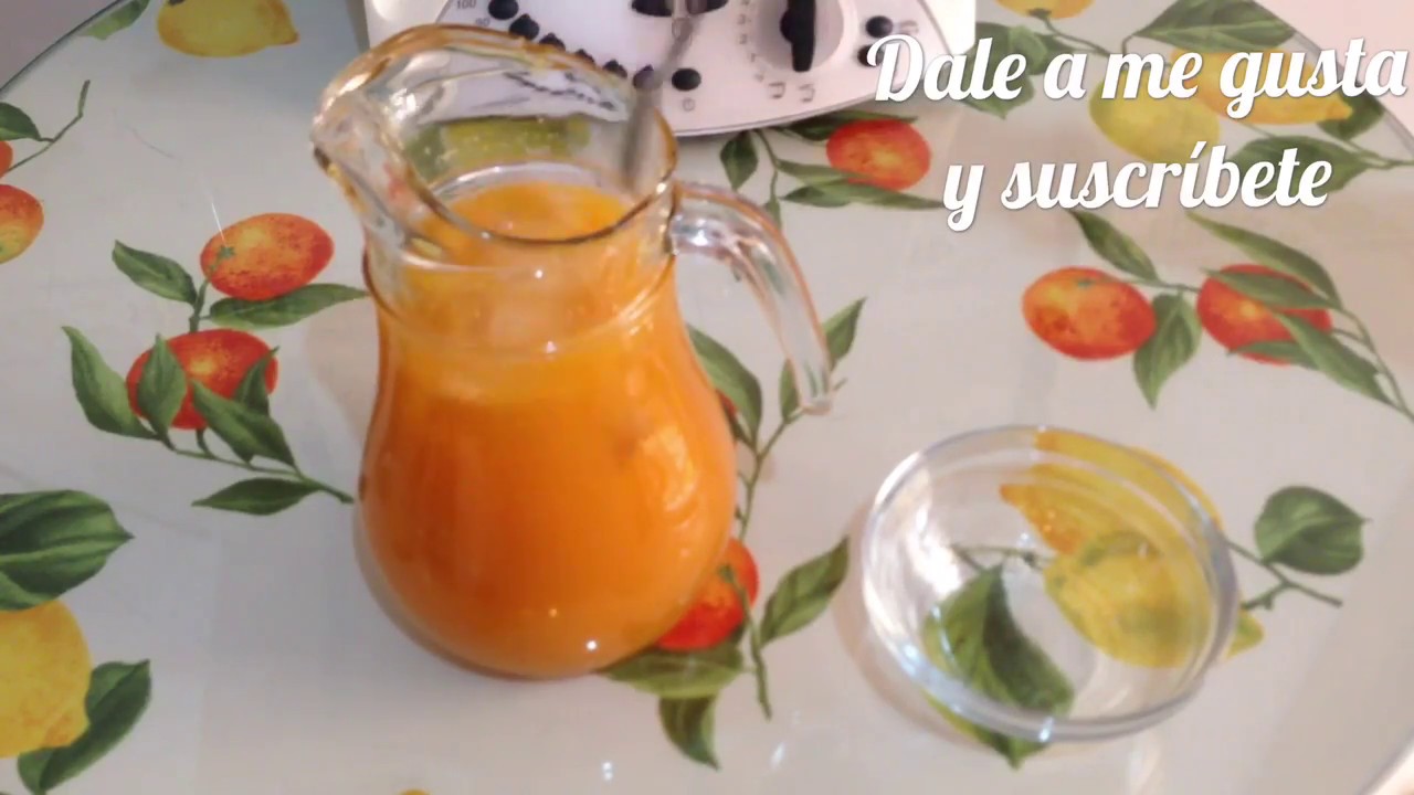 Bebida energética de naranja en Thermomix