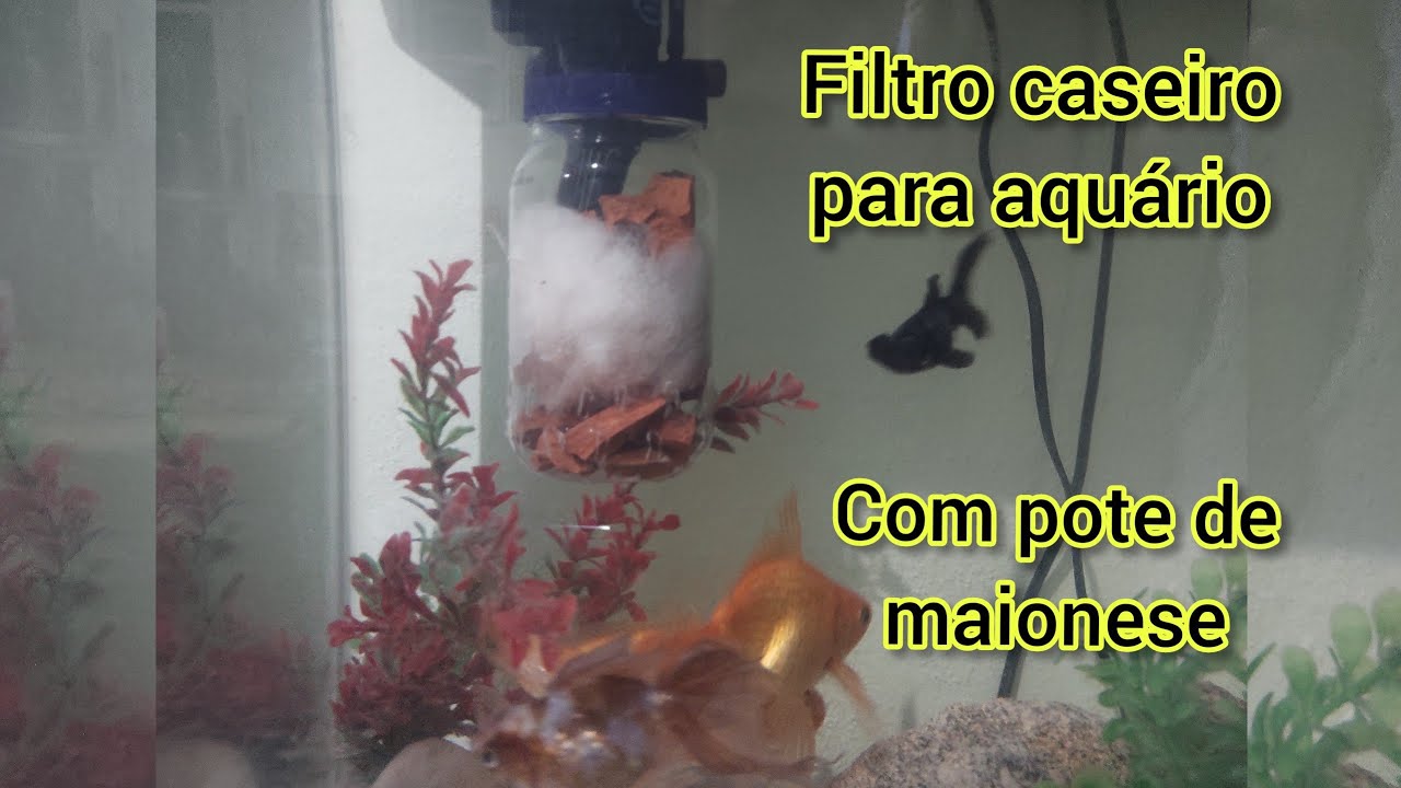 COMO FAZER FILTRO CASEIRO PARA AQUÁRIO/passo a passo