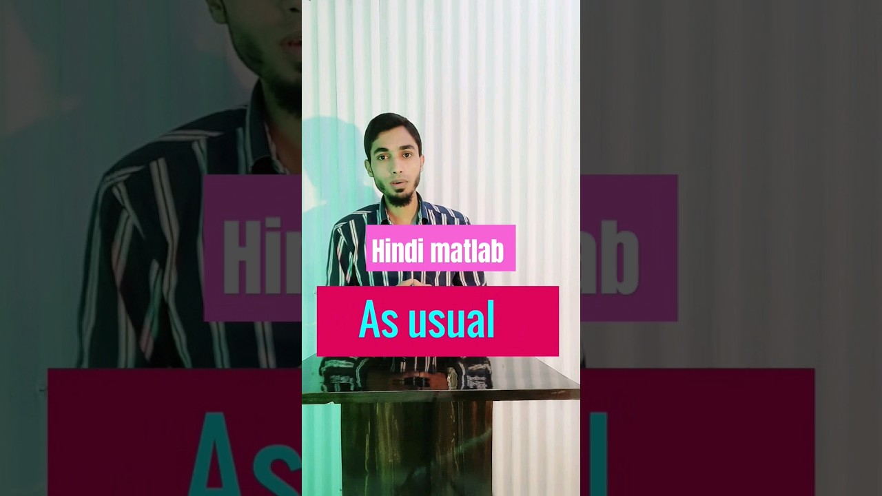 🤗Word Of The Day, As Usual Hindi Matlab #vocabulary #shortsfeed #youtubeshorts #education