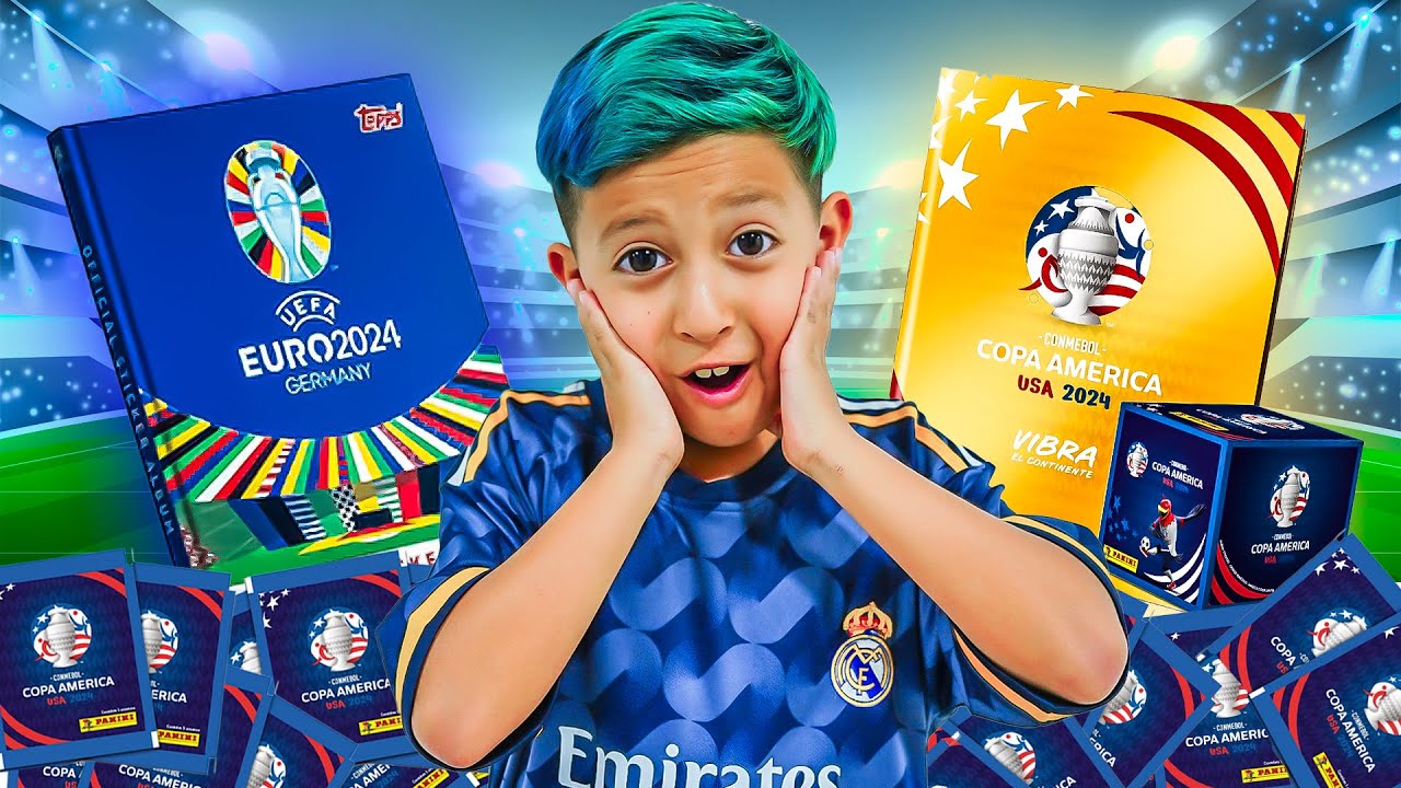 LLENANDO MI PRIMER ALBUM DE LA COPA AMERICA!!