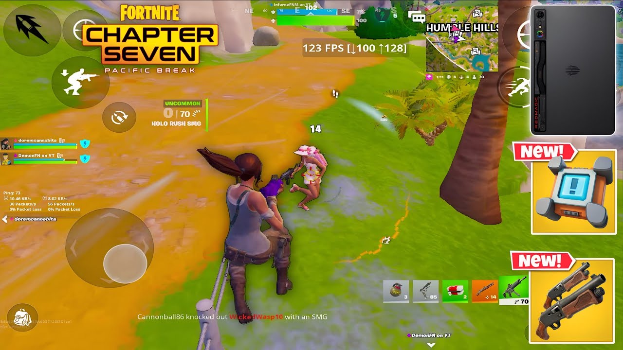 Red Magic Nova 144 FPS Fortnite Mobile Gameplay *HIGH KILL WIN Gameplay Full Game FORTNITE Chapter 7