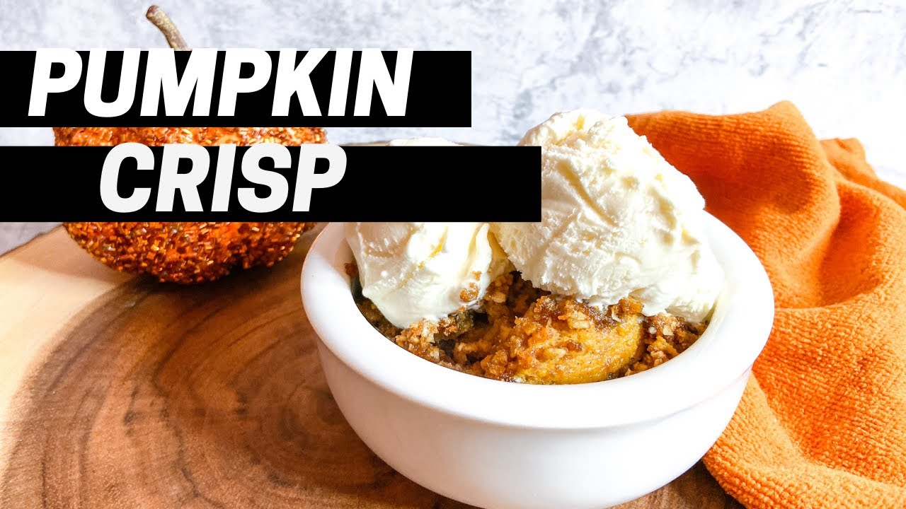 Pumpkin Crisp | Crunchy Cookie Topping