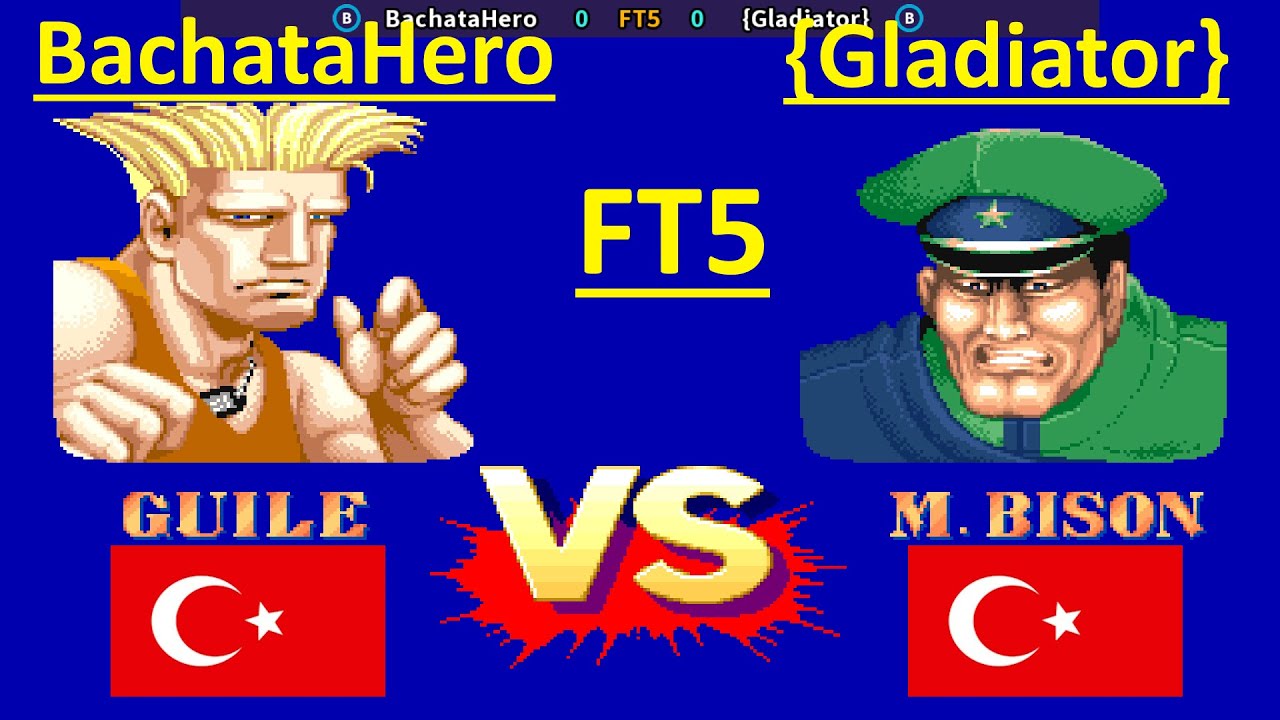 Street Fighter II': Champion Edition - BachataHero  vs {Gladiator} - FT5 - 1080P/60FPS -01.11.2024