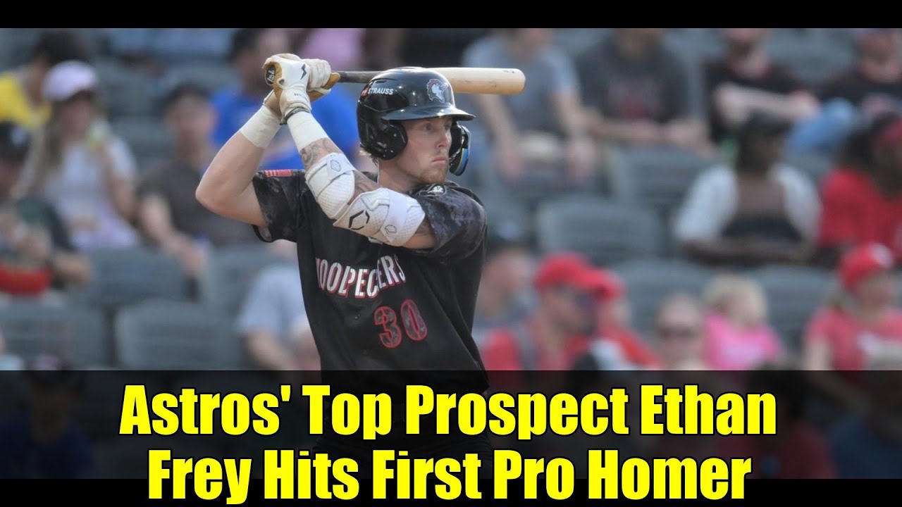 Astros' Top Prospect Ethan Frey Hits First Pro Homer