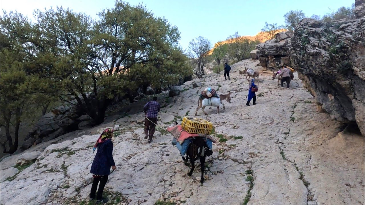Iranian Nomads Immigrate To Cold Region _ Iranian Nomadic & Village Lifestyle
