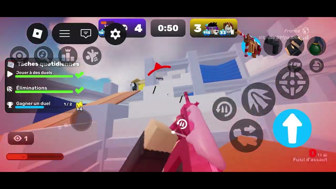 Roblox Rivals gameplay enjoy !