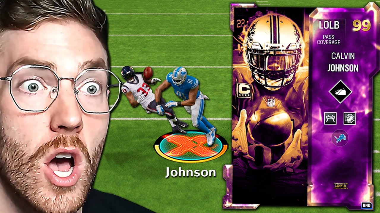 Using Golden Ticket Calvin Johnson... The Best User In MUT!