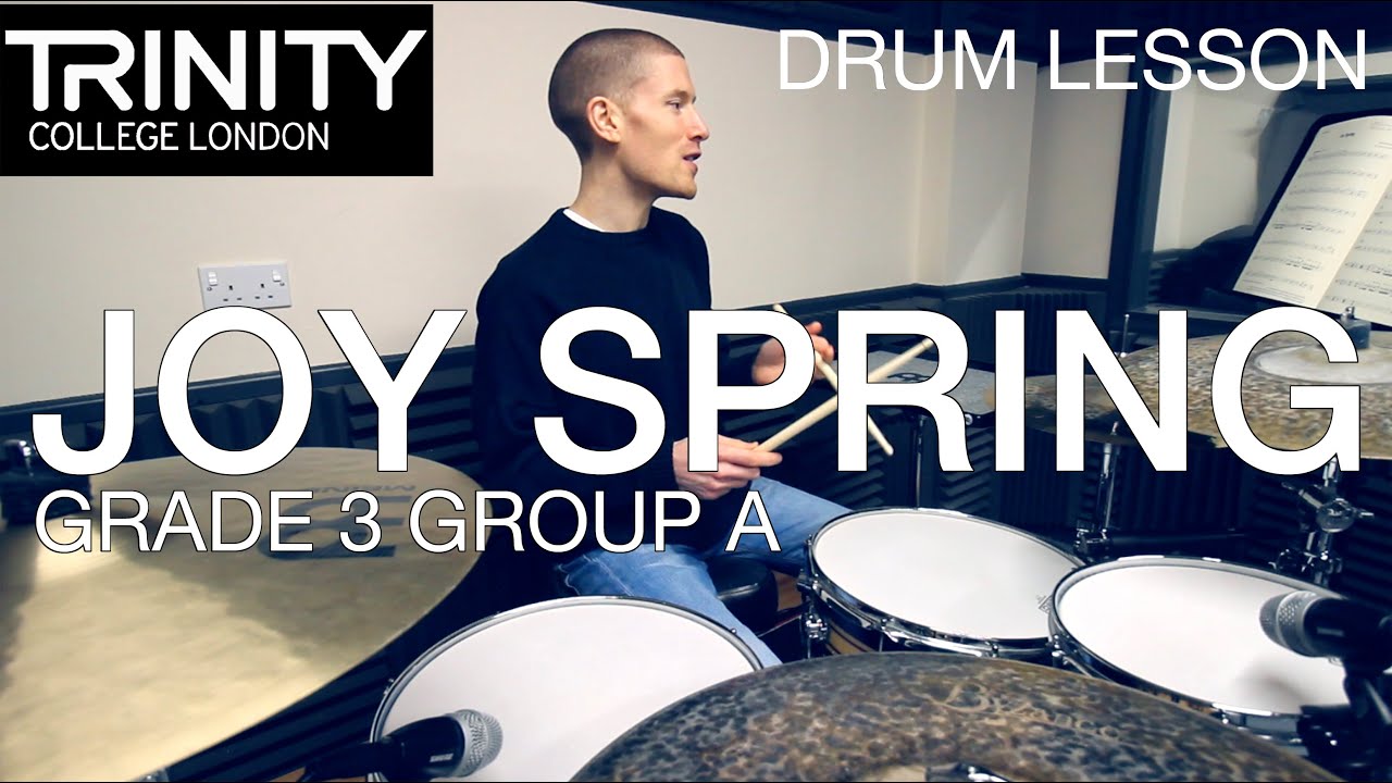 Drum Lesson: Grade 3 Group A: 'Joy Spring' - Clifford Brown (Trinity College London Drum Kit)