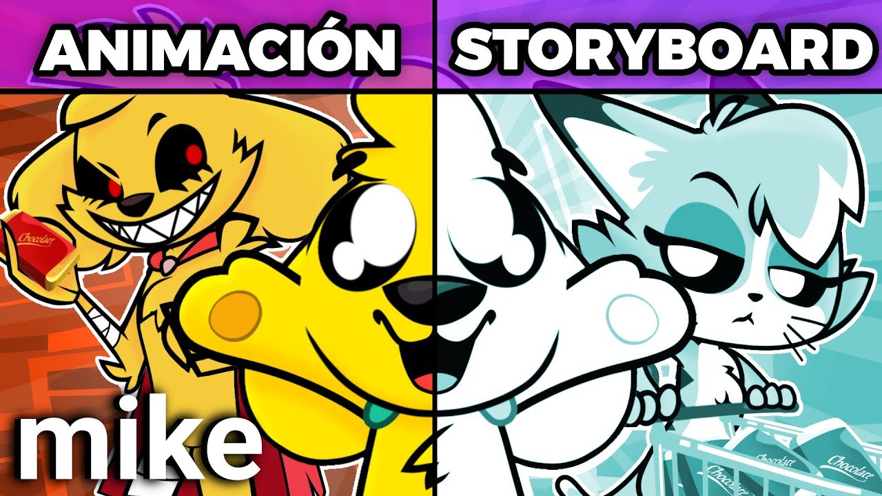 🥤📄 STORYBOARD vs ANIMACION: CHOCOLATE CON ALMENDRAS 2 🤩🍫 LAS PERRERIAS DE MIKE 🐶
