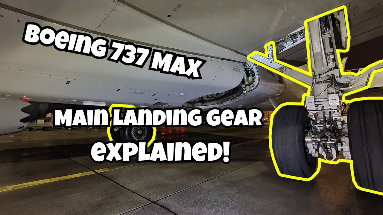 Boeing 737 MAX: основные опоры шасси (MLG)