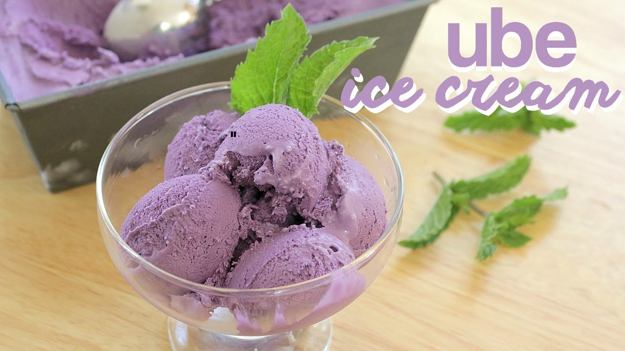 How to Make Ube Ice Cream (3 INGREDIENTS + National Ice Cream Day)