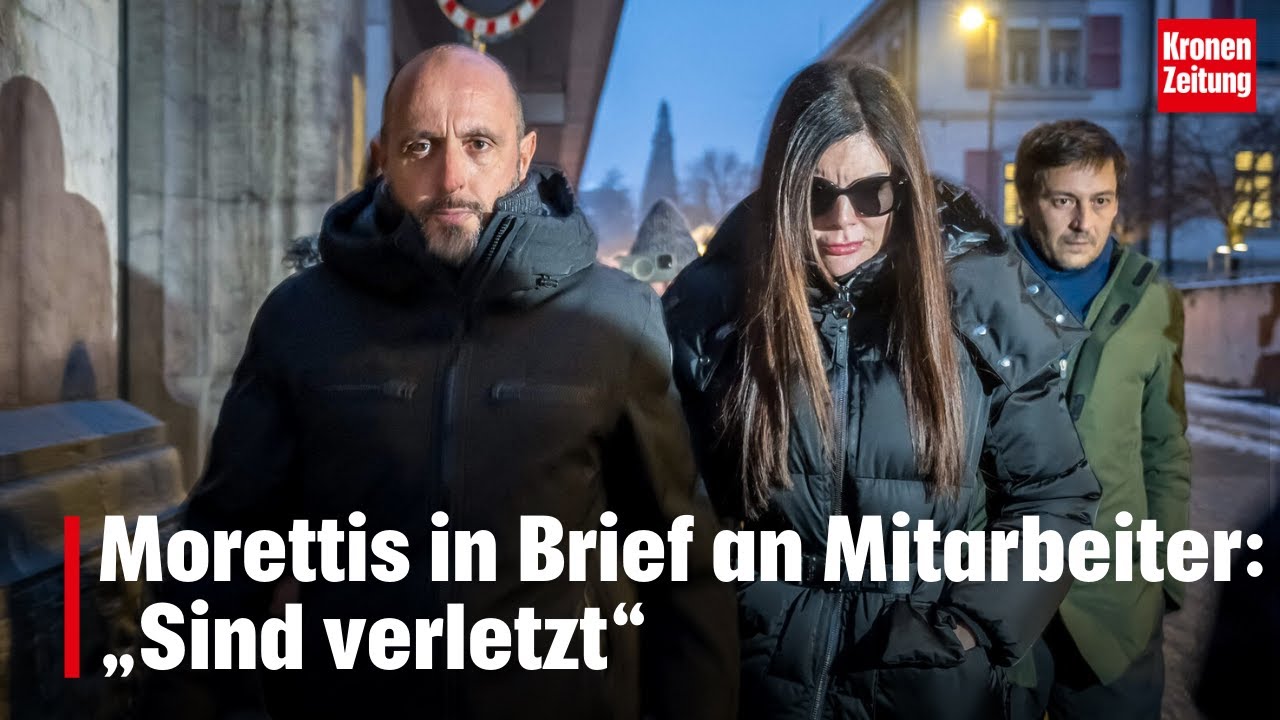 Schweigen gebrochen - Morettis in Brief an Mitarbeiter: „Sind verletzt“ | krone.tv NEWS