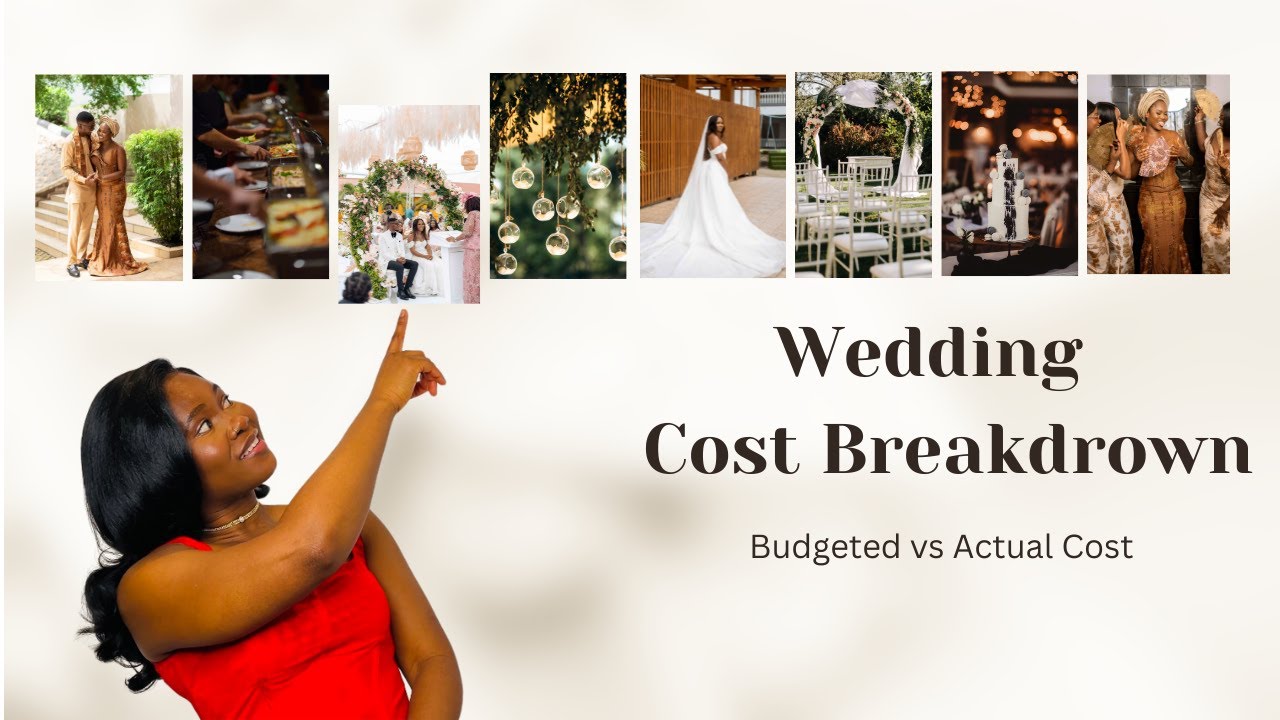 BUDGETING FOR A GHANAIAN WEDDING | BUDGET, ACTUAL COST BREAKDOWN & VENDOR LIST | BUDGETED VS ACTUAL