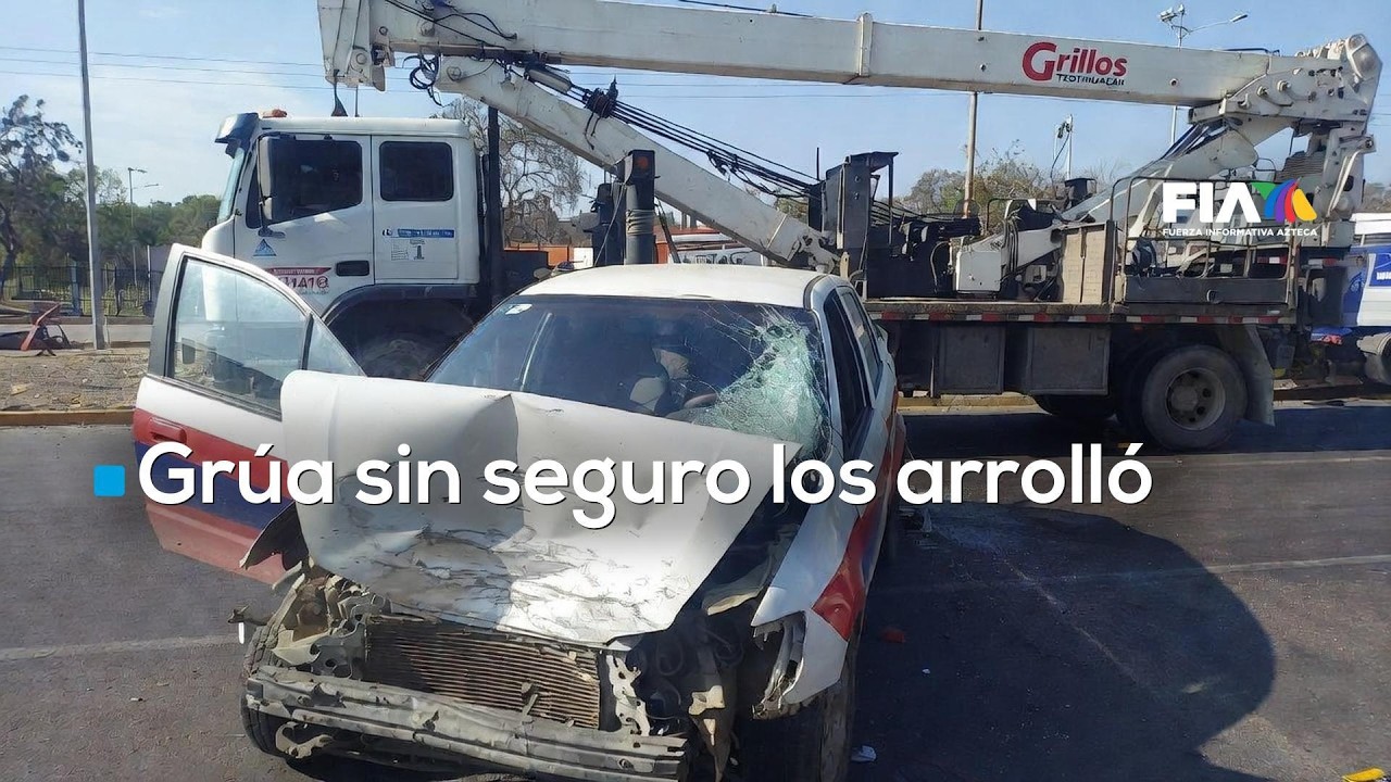 Tragedia en Ecatepec: Grúa embiste a dos hermanos y la empresa se deslinda de los daños