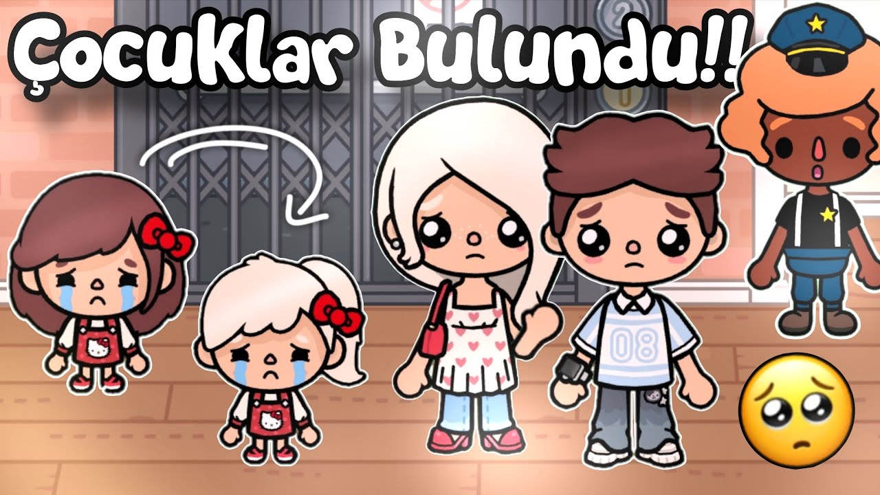Çocuklar Bulundu!!🤍😭 Suçlular Hapiste!!🚔⛓️ / Toca Boca World Türkçe / Justin Toca