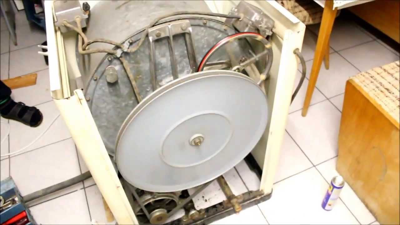 Waschmaschine Eudora B09 Halbautomat Bj 1956 Reparatur und Testlauf!