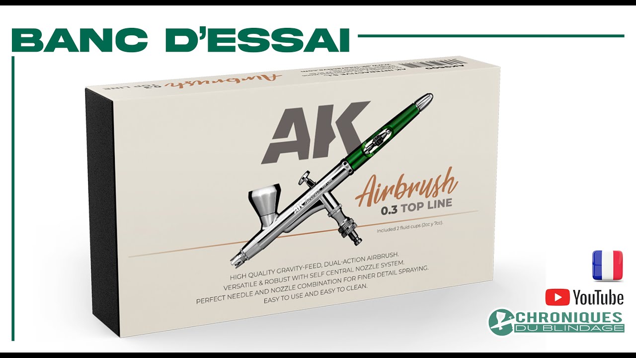 ⭐️BANC D'ESSAI⭐️ Aérographe Top Line de AK