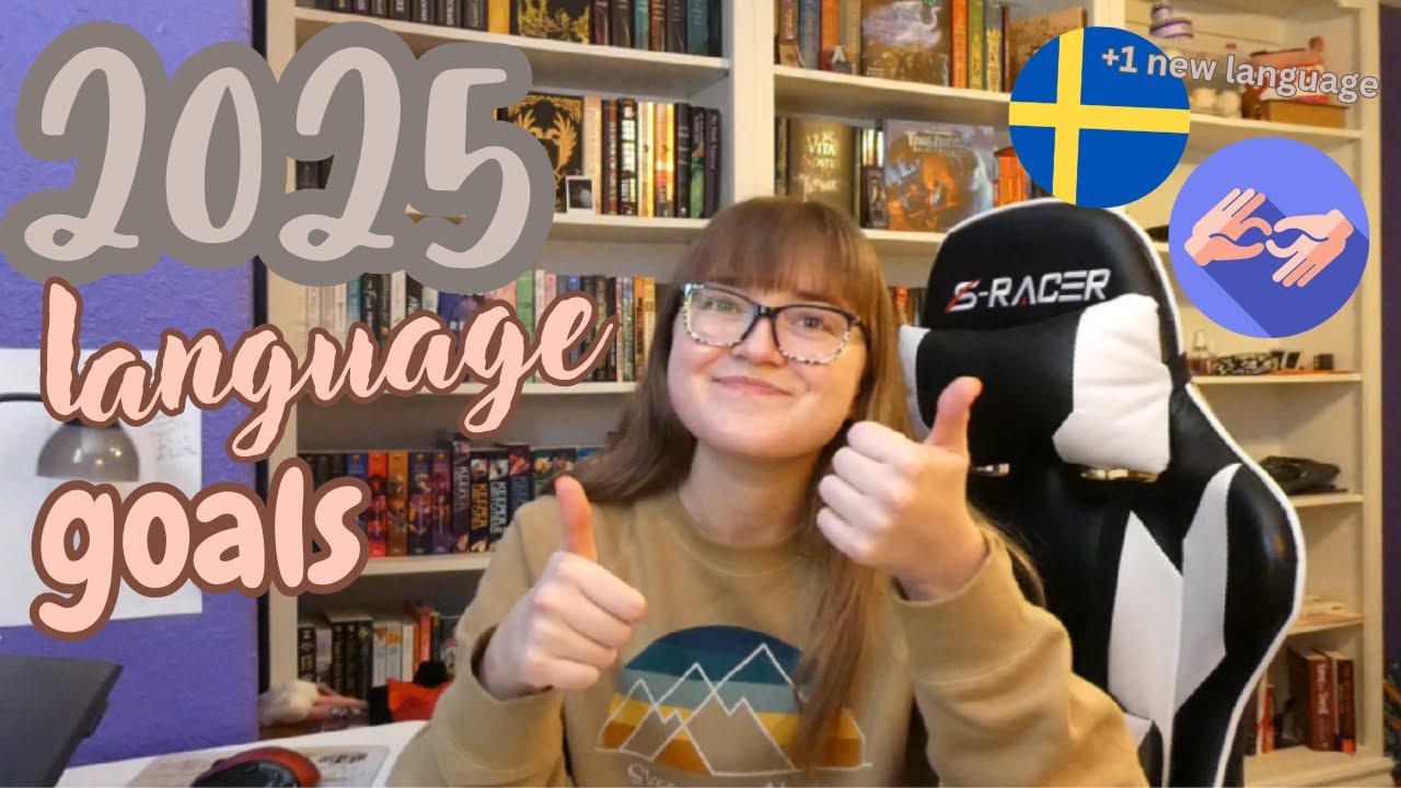 2025 Language Goals + Brief 2024 Wrap Up || ASL, Swedish, and one new language