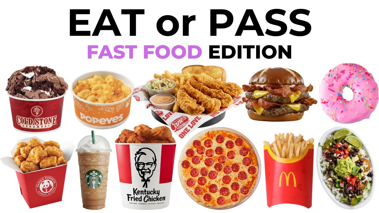 Eat or Pass?🍔🍟 Choose Your Fast Food Restaurants!