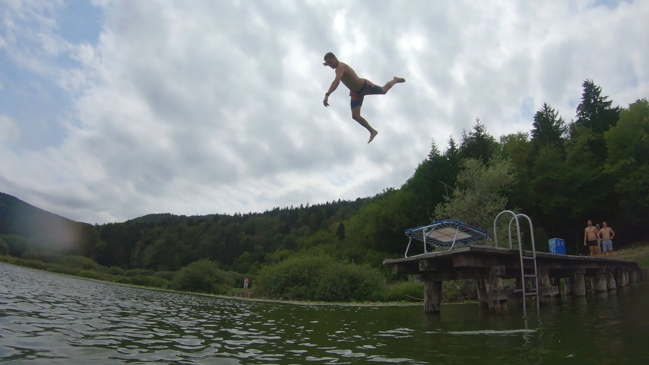 Divjak 365 - 31. aktivnost - (Skoki v Podpeško jezero)