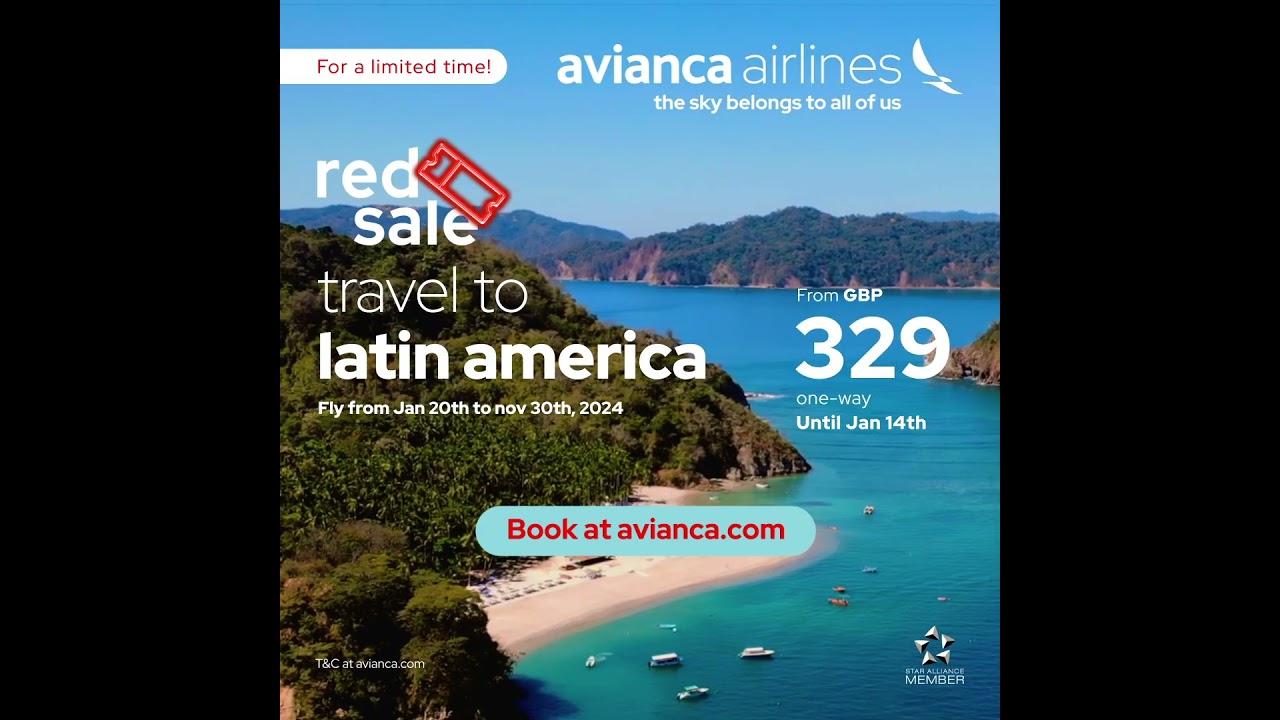 Get to know the best of Latin America with our red sale