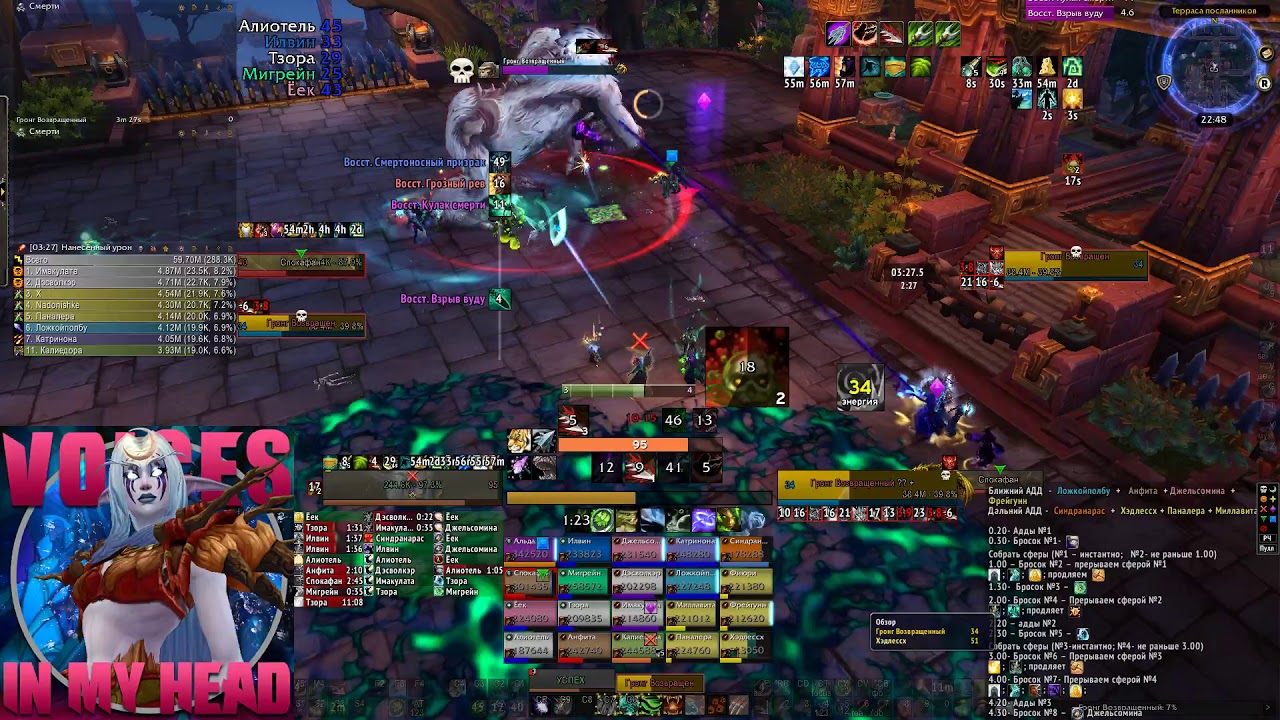 WoW: BFA Grong (M) BeastMaster PoV / Гронг (Мифик) от БМ Ханта (No music)