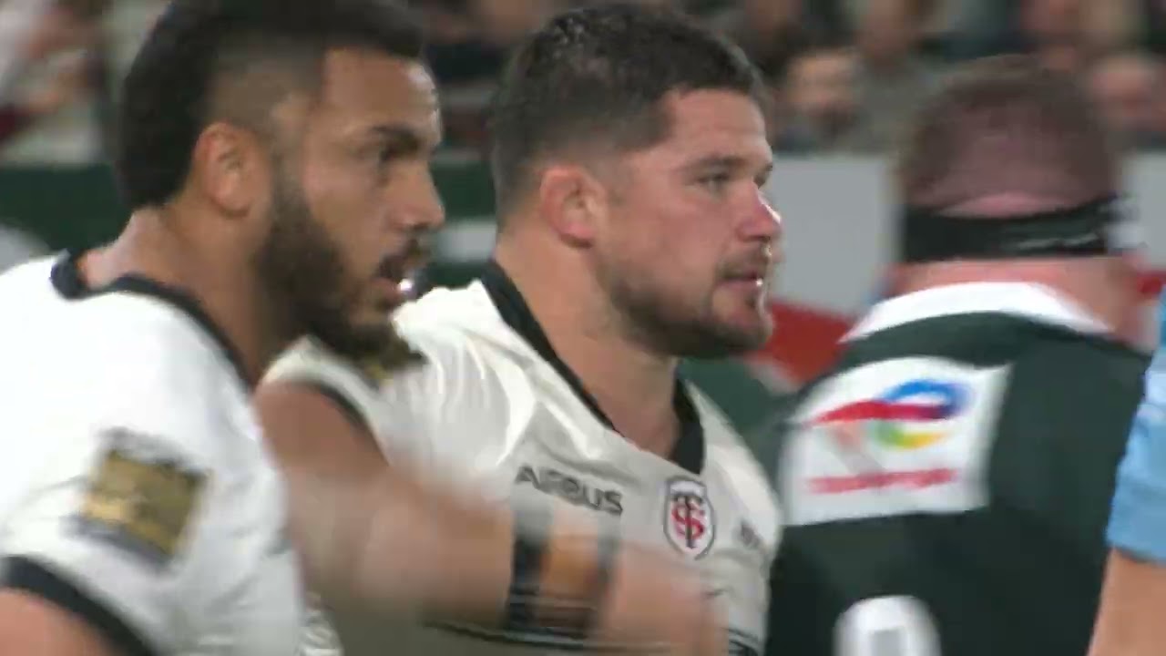 TOP 14 - Essai de Julien MARCHAND (ST) - Section Paloise - Stade Toulousain