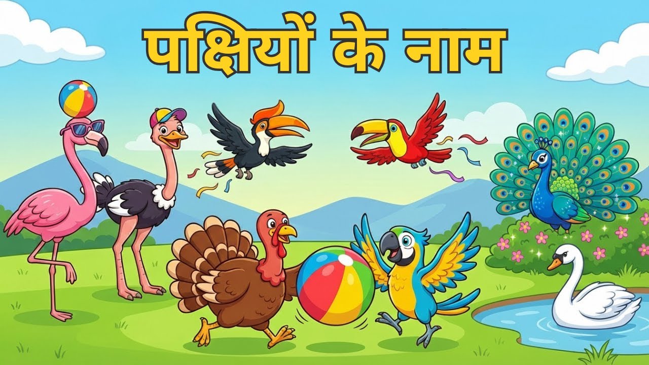 40 पक्षियों के नाम | Birds Names in Hindi and English | Interesting Birds Facts