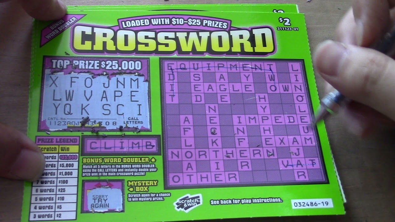 4 Wins In A Row💲BCLC Scratch & Win - Crossword