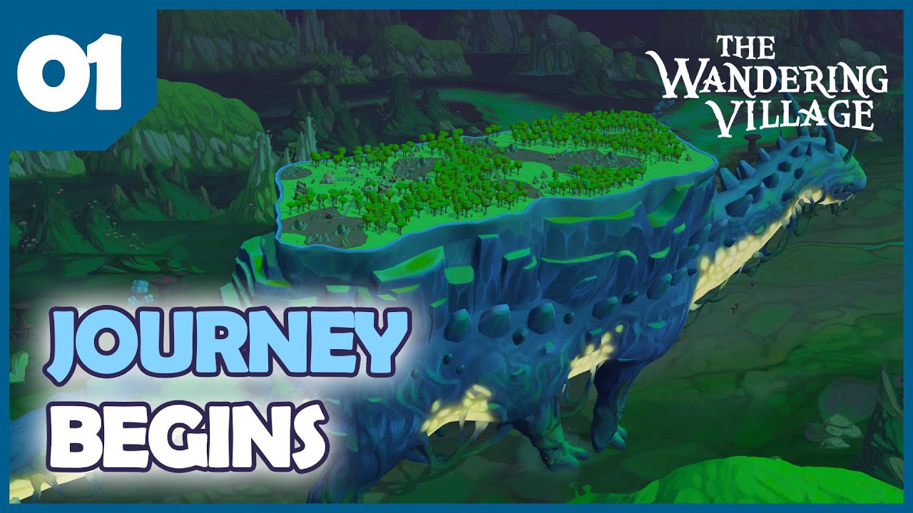 A city on a moving dinosaur?! - Wandering Village EP01