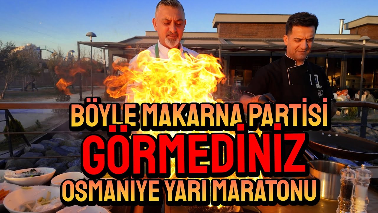 Bir yarışta böyle ikram görmediniz. Osmaniye Yarı Maratonu