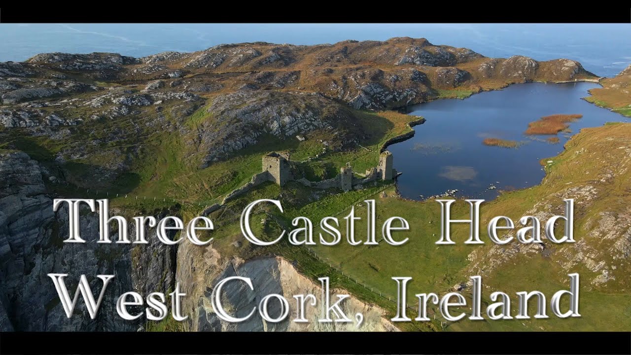 Three Castle Head ( Dunlough Castle), West Cork, Ireland, 4K